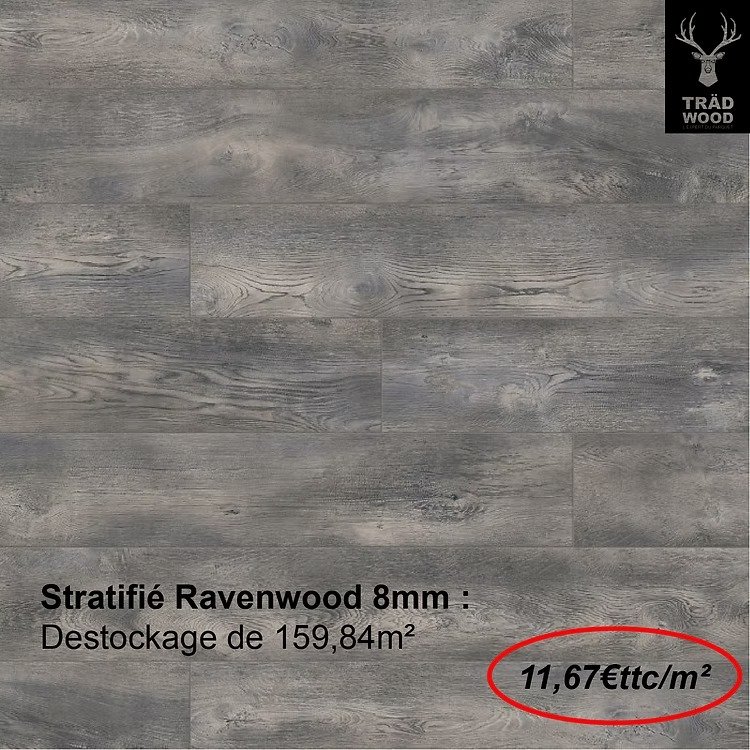 Variostep Classic Ravenwood Dim: 1 285 x 192 x 8 mm